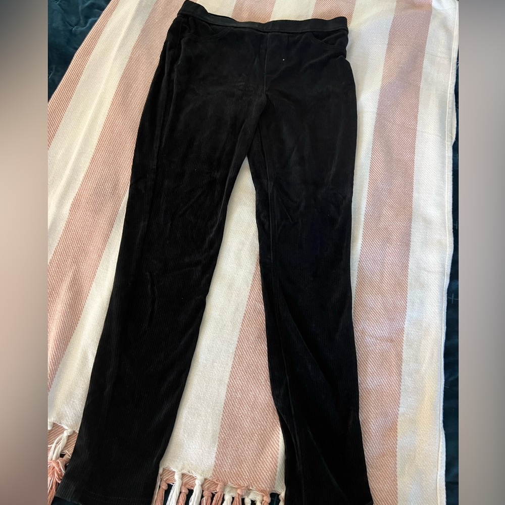 Black Corduroy Leggings